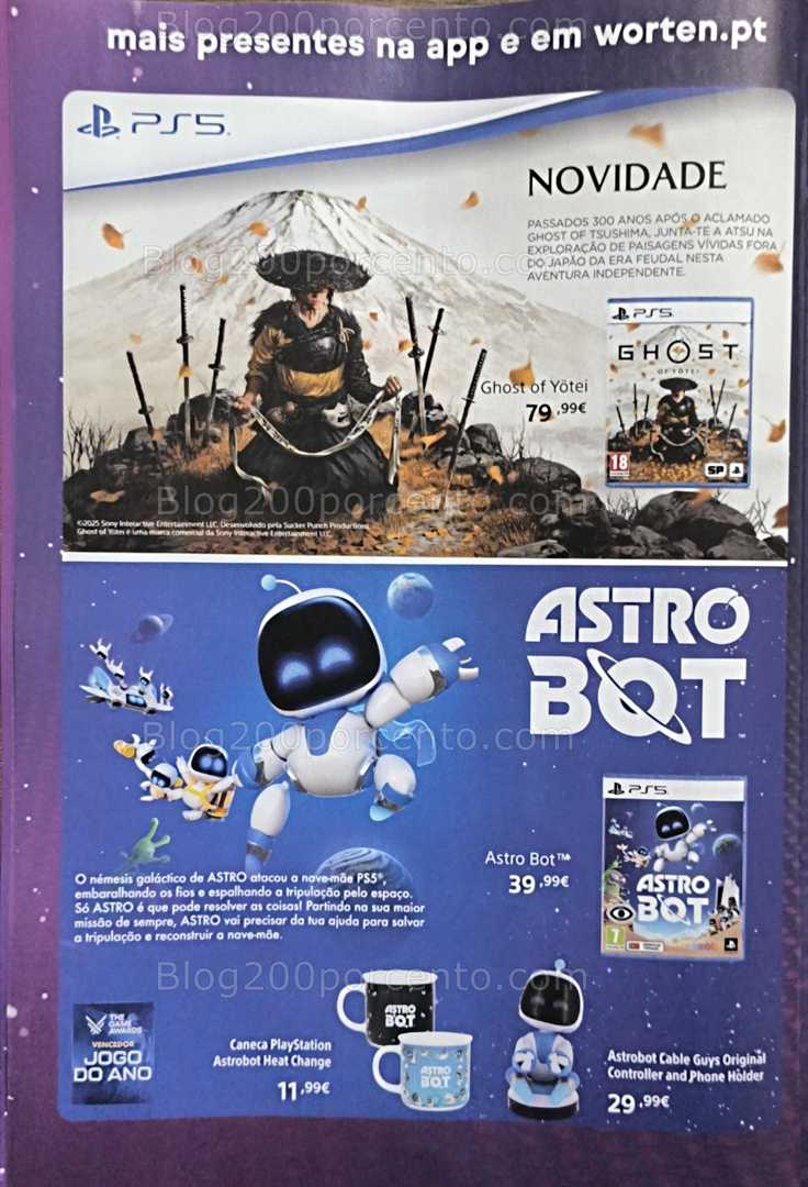 Antevisão Folheto WORTEN Natal Entretenimento Promoções de 2 a 25 dezembro