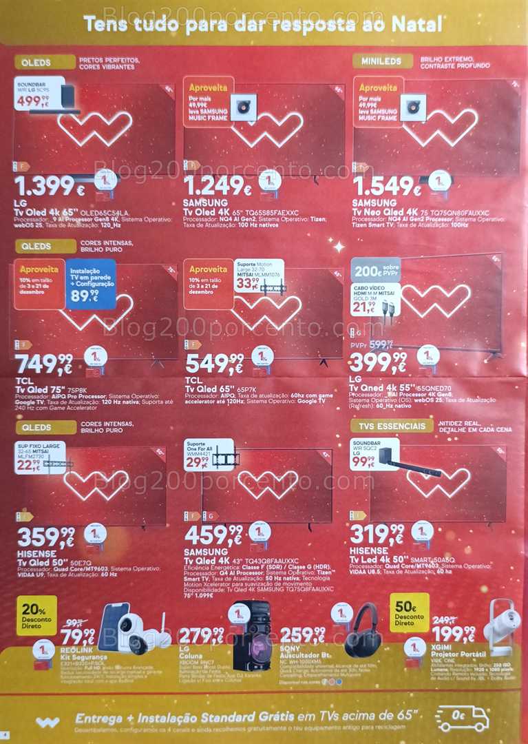 Antevisão Folheto WORTEN Promoções até 8 dezembro