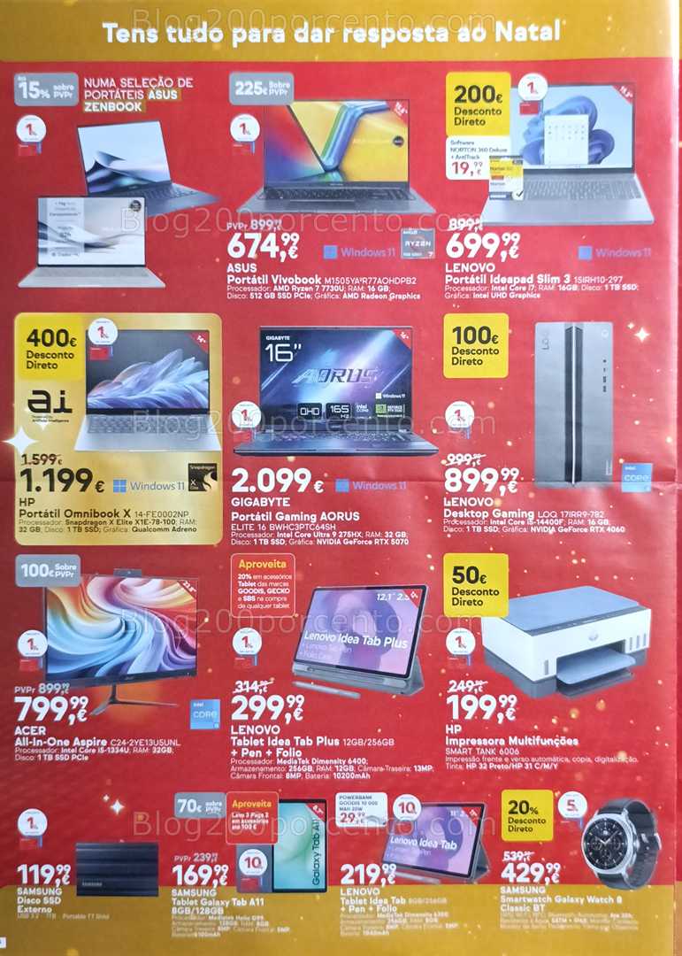 Antevisão Folheto WORTEN Promoções até 8 dezembro