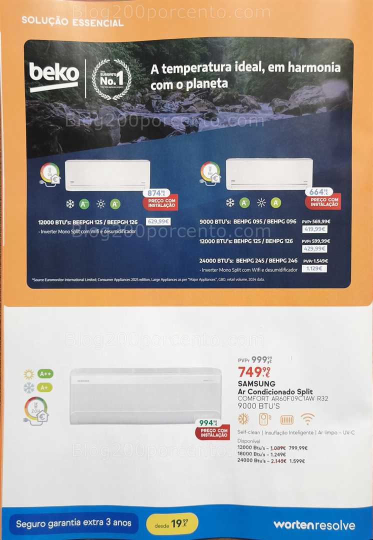 Antevisão Folheto WORTEN Aquecimento Promoções de 9 dezembro a 31 janeiro