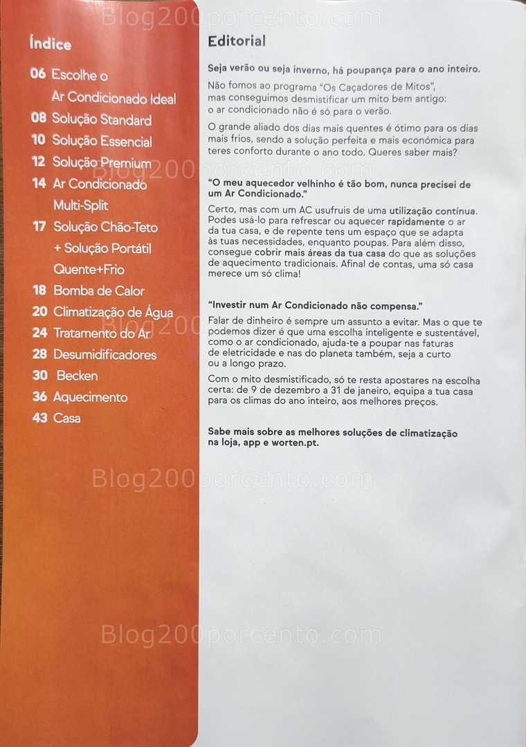 Antevisão Folheto WORTEN Aquecimento Promoções de 9 dezembro a 31 janeiro