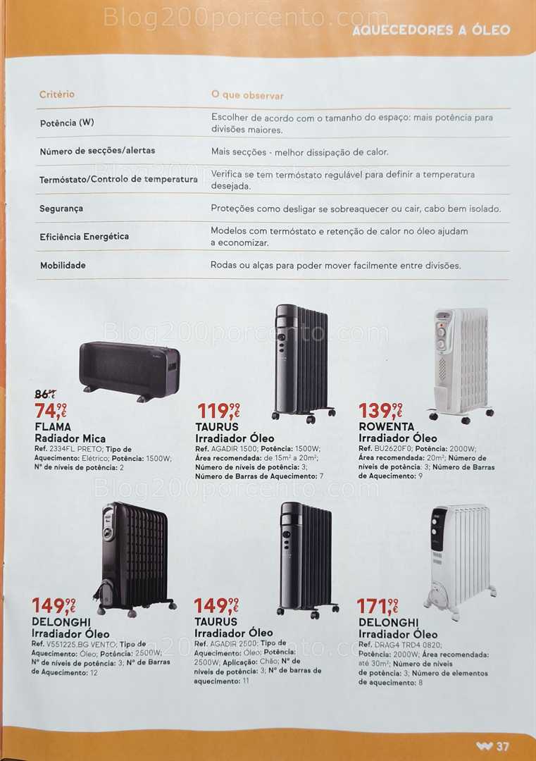 Antevisão Folheto WORTEN Aquecimento Promoções de 9 dezembro a 31 janeiro