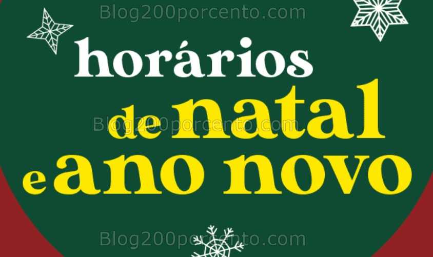 ALERTA - Aqui está o horário especial de fim de ano PINGO DOCE!