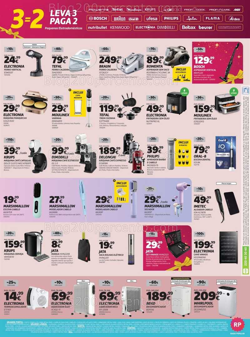 Antevisão Folheto RADIO POPULAR Últimos Presentes Natal Promoções de 16 a 25 dezembro