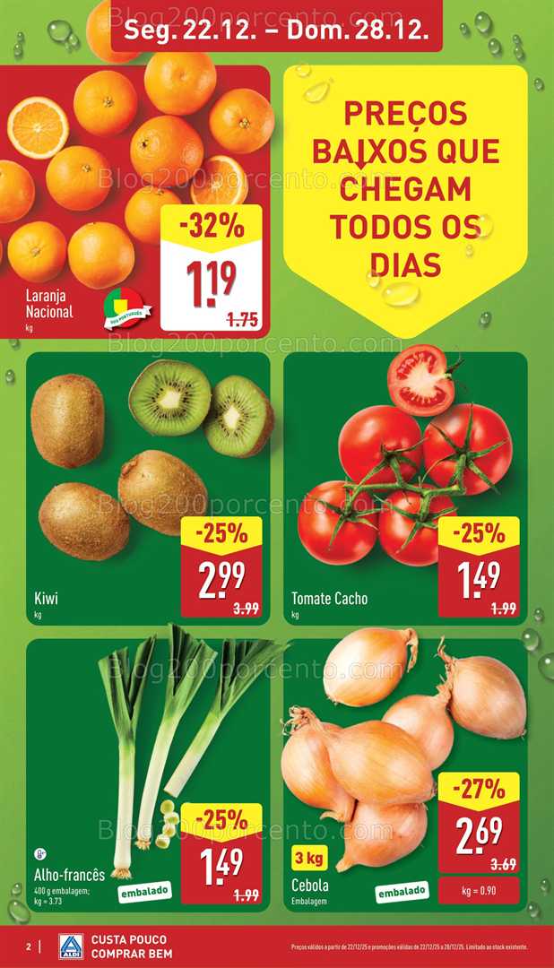 Antevisão Folheto ALDI Promoções de 22 a 28 dezembro - Edição Digital