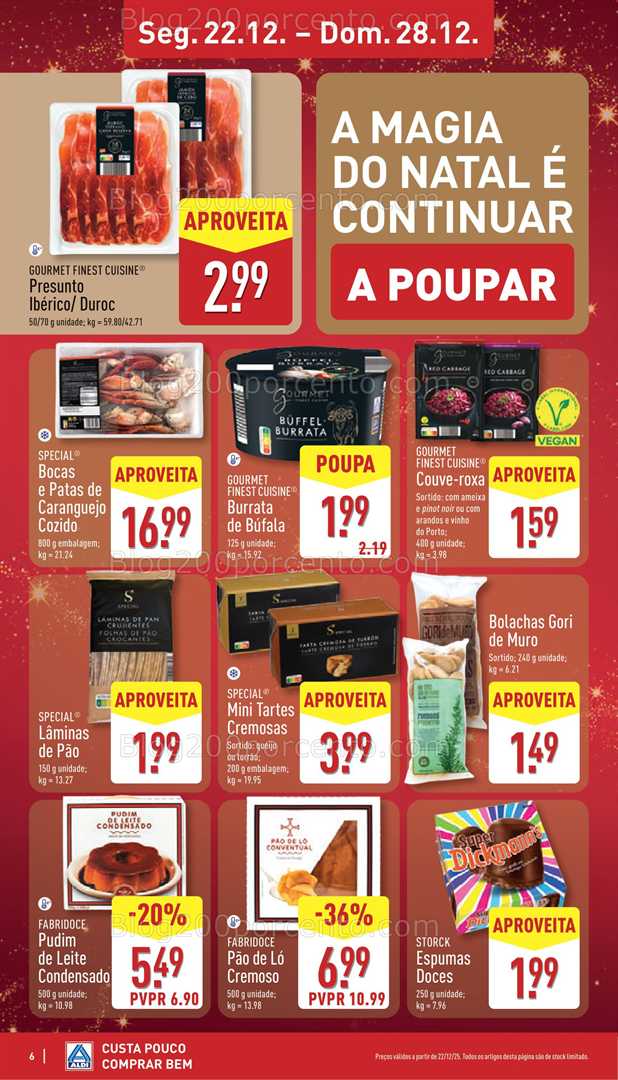 Antevisão Folheto ALDI Promoções de 22 a 28 dezembro - Edição Digital