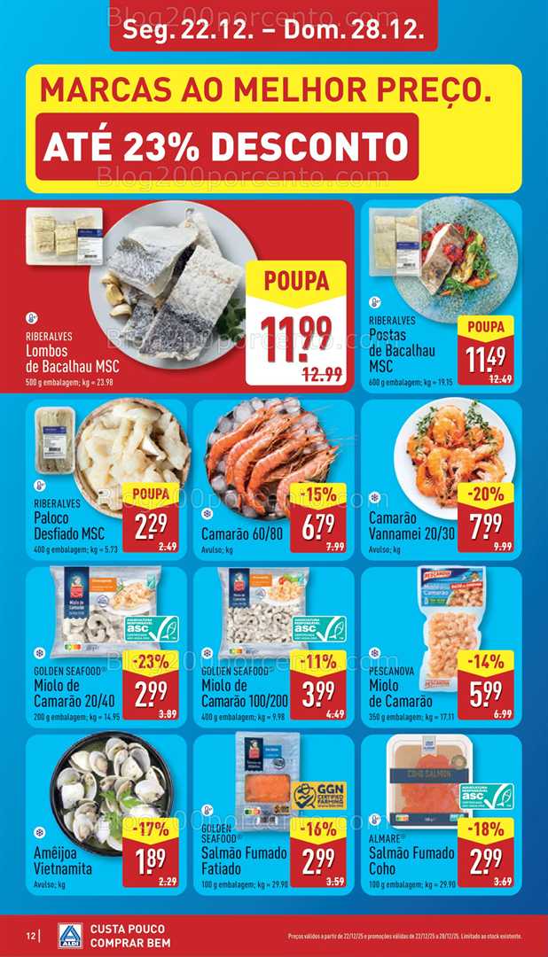 Antevisão Folheto ALDI Promoções de 22 a 28 dezembro - Edição Digital