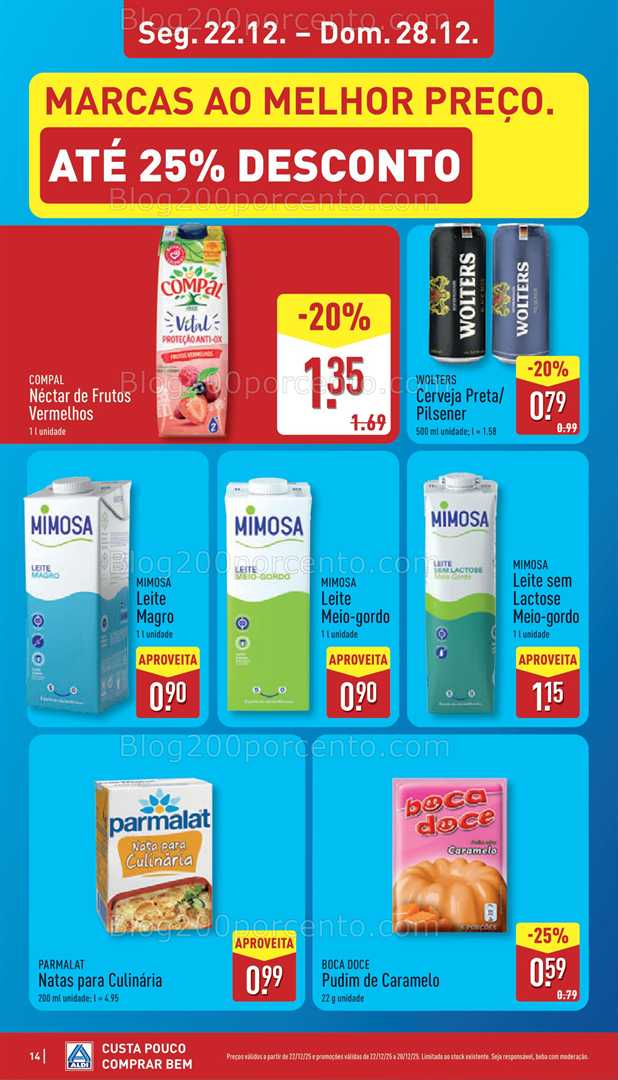 Antevisão Folheto ALDI Promoções de 22 a 28 dezembro - Edição Digital