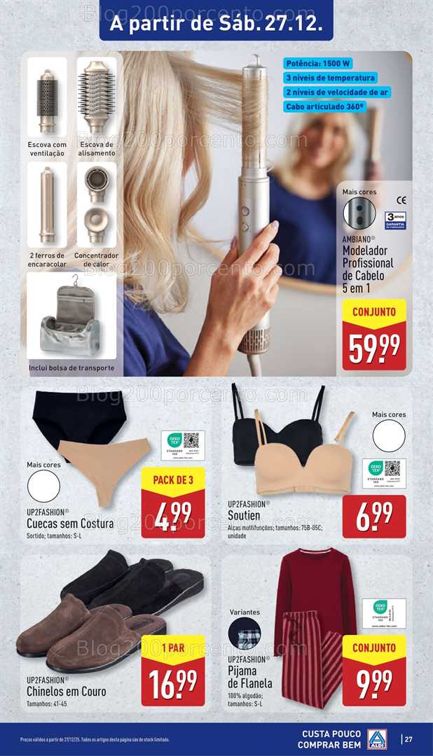 Antevisão Folheto ALDI Bazar Promoções de 24 a 28 dezembro - Edição Digital