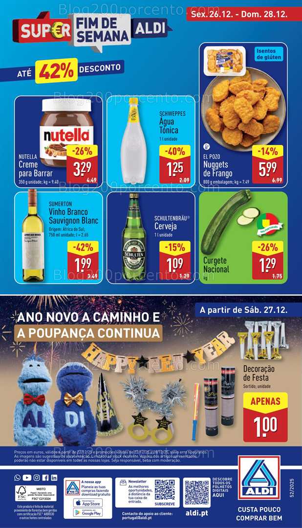 Antevisão Folheto ALDI Bazar Promoções de 24 a 28 dezembro - Edição Digital