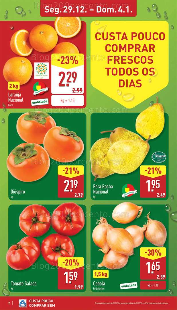 Antevisão Folheto ALDI Promoções de 29 dezembro a 4 janeiro - Edição Digital