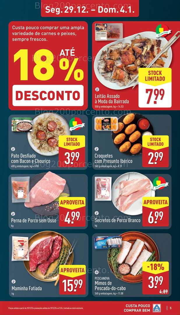 Antevisão Folheto ALDI Promoções de 29 dezembro a 4 janeiro - Edição Digital