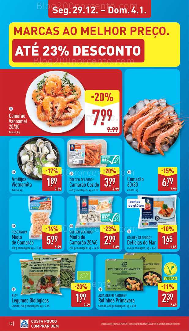 Antevisão Folheto ALDI Promoções de 29 dezembro a 4 janeiro - Edição Digital