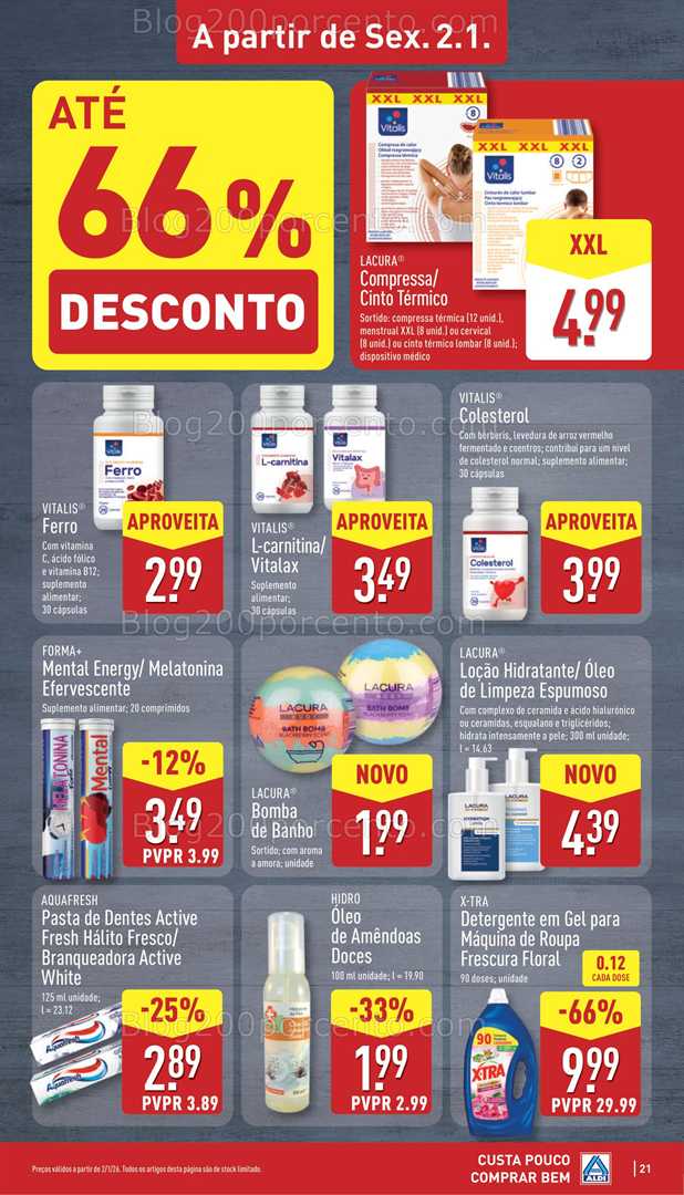 Antevisão Folheto ALDI Promoções de 29 dezembro a 4 janeiro - Edição Digital