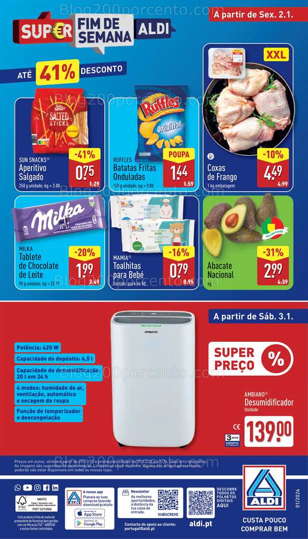 Antevisão Folheto ALDI Promoções de 29 dezembro a 4 janeiro - Edição Digital