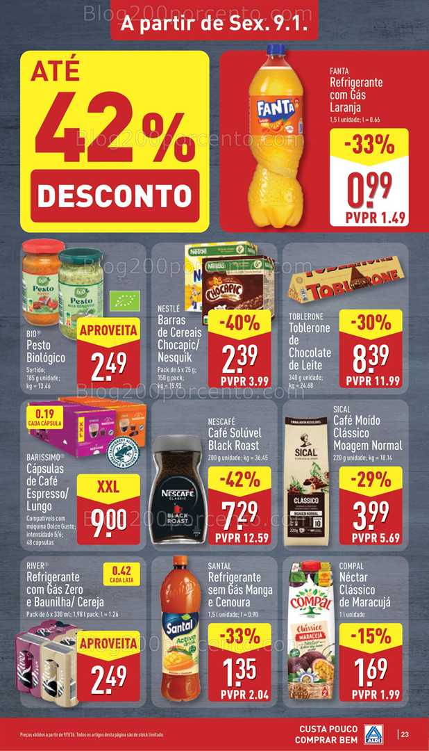 Antevisão Folheto ALDI Promoções de 5 a 11 janeiro - Edição Digital