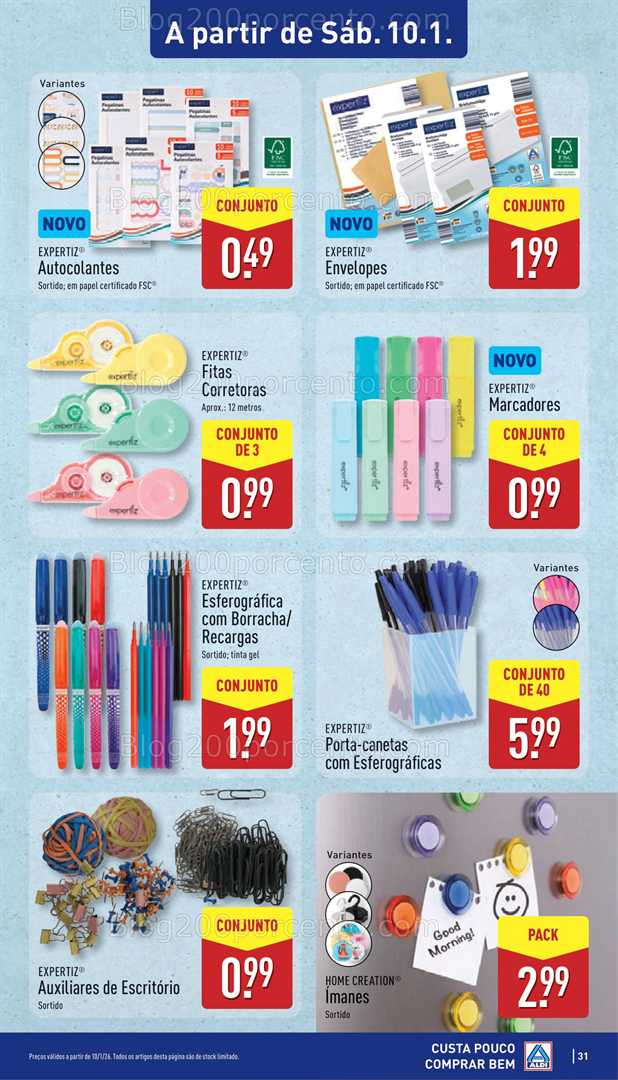 Antevisão Folheto ALDI Promoções de 5 a 11 janeiro - Edição Digital