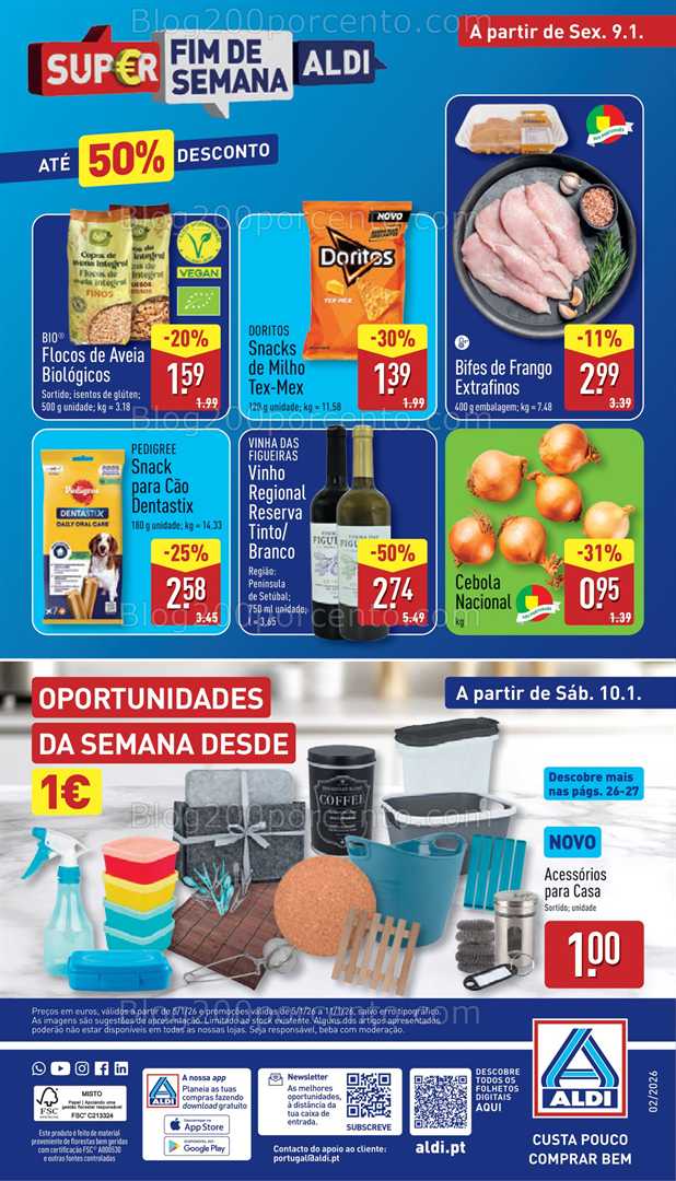Antevisão Folheto ALDI Promoções de 5 a 11 janeiro - Edição Digital