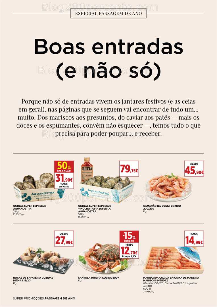Antevisão Folheto EL CORTE INGLÉS Especial Passagem de Ano Promoções de 25 a 31 dezembro