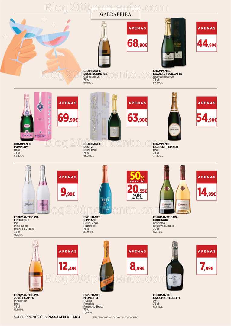 Antevisão Folheto EL CORTE INGLÉS Especial Passagem de Ano Promoções de 25 a 31 dezembro