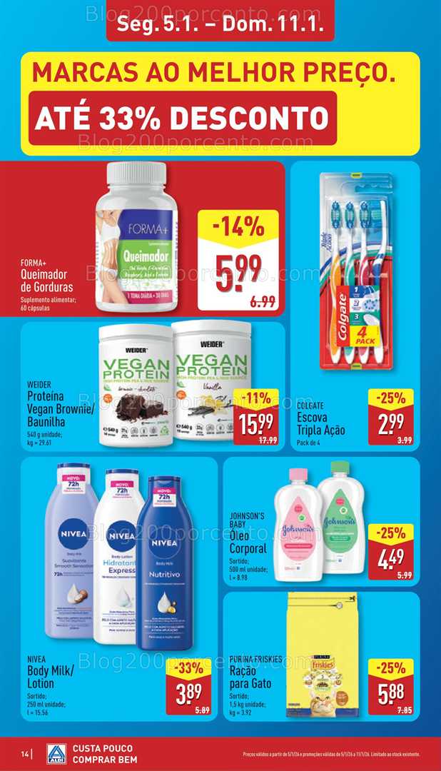 Antevisão Folheto ALDI Promoções de 5 a 11 janeiro