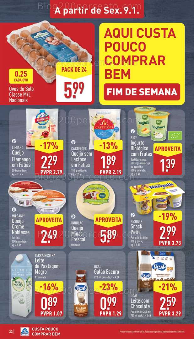 Antevisão Folheto ALDI Promoções de 5 a 11 janeiro