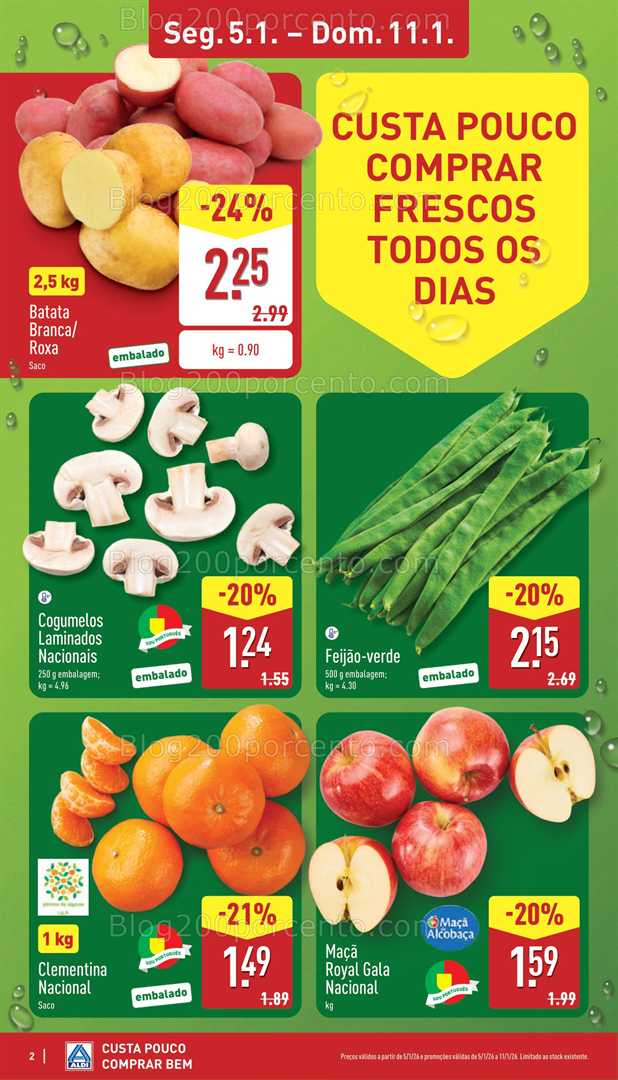 Antevisão Folheto ALDI Promoções de 5 a 11 janeiro