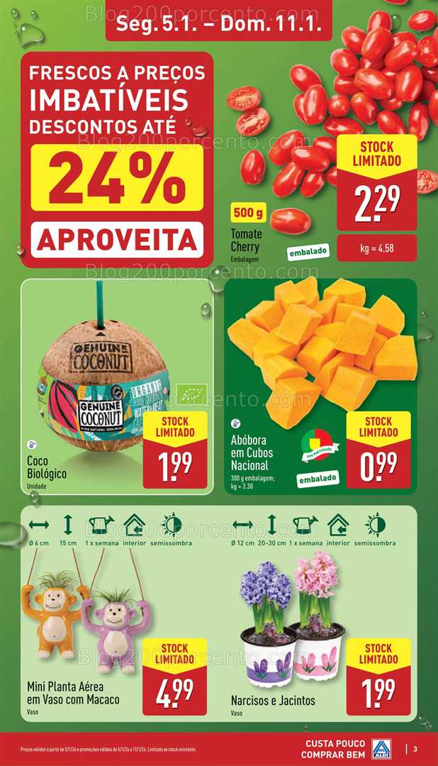 Antevisão Folheto ALDI Promoções de 5 a 11 janeiro