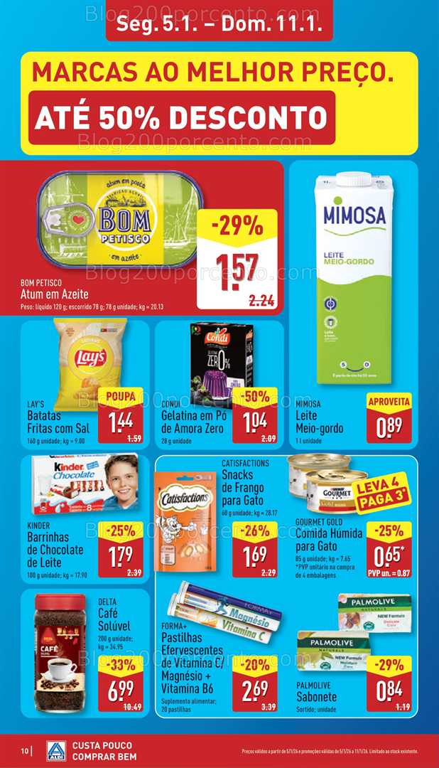 Antevisão Folheto ALDI Promoções de 5 a 11 janeiro