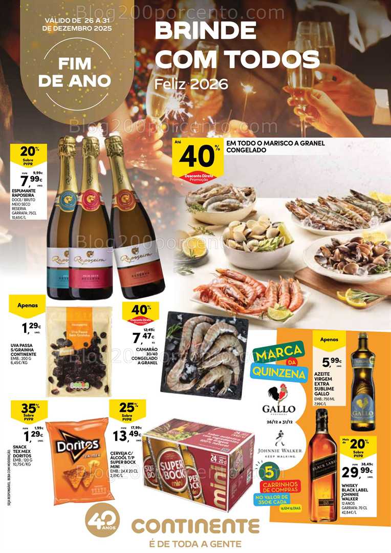 Antevisão Folheto CONTINENTE Açores Especial Fim de Ano Promoções até 31 dezembro