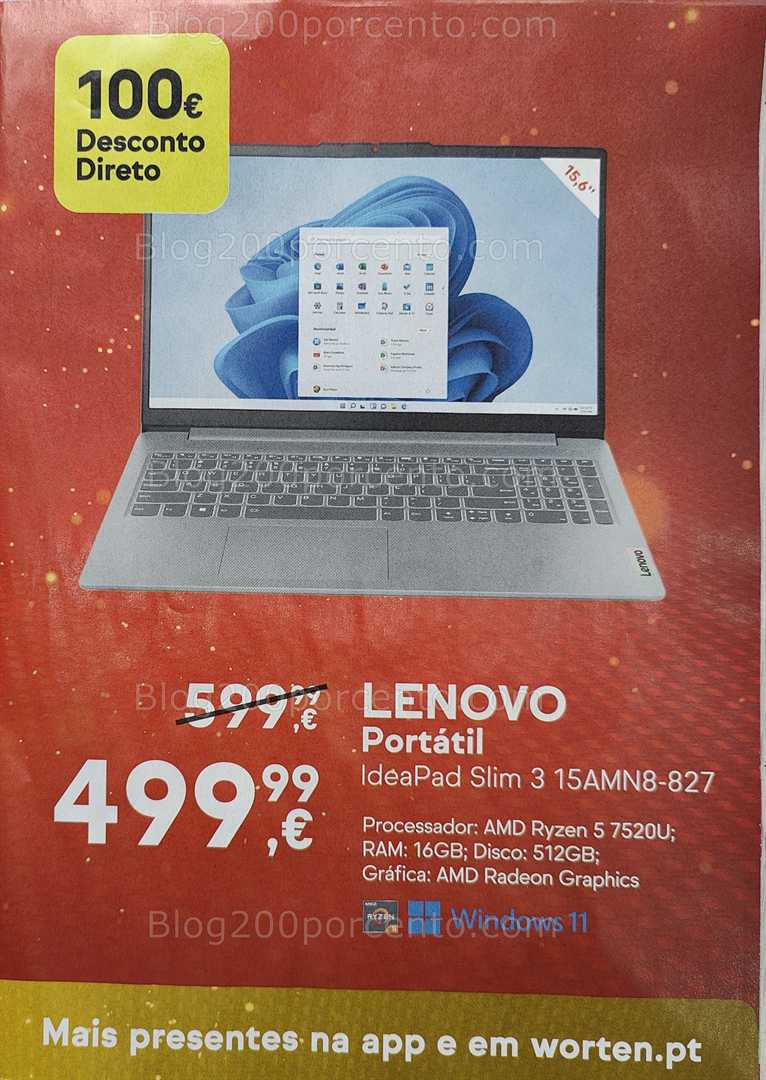 Antevisão Folheto WORTEN Promoções Fim de Semana - 19 a 22 dezembro