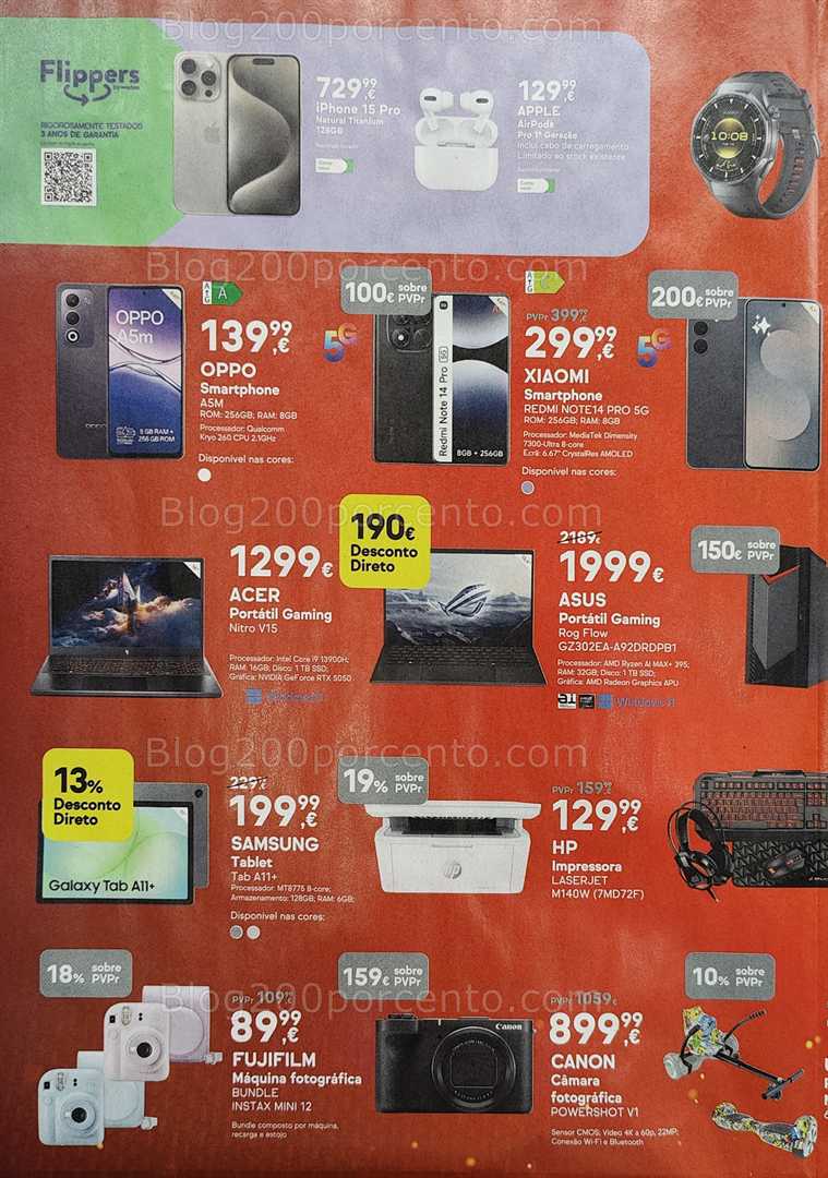 Antevisão Folheto WORTEN Promoções Fim de Semana - 19 a 22 dezembro