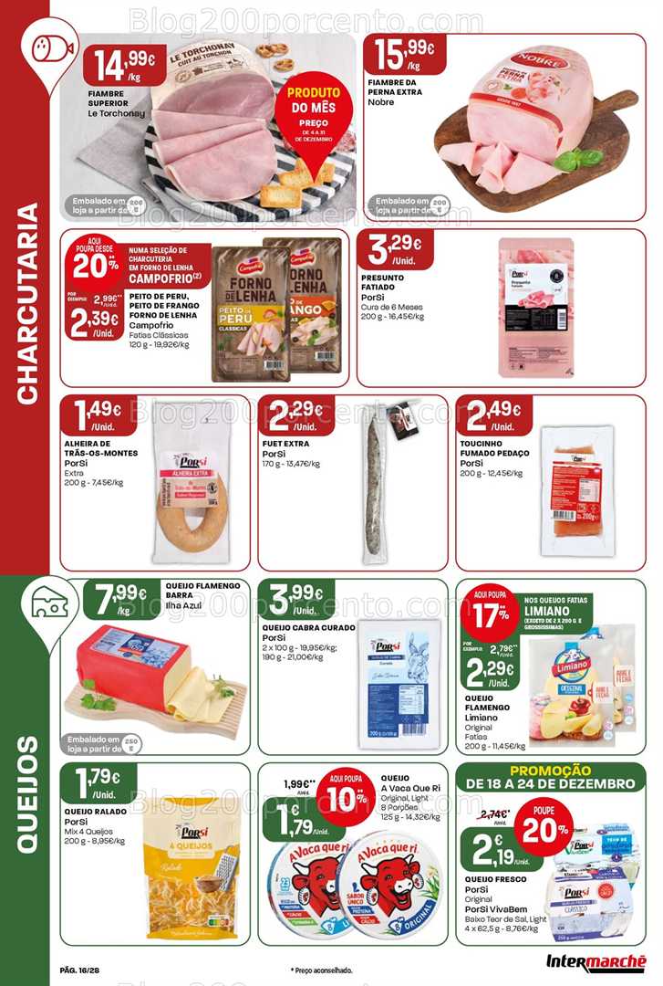 Antevisão Folheto INTERMARCHÉ Contact Promoções de 18 a 24 dezembro