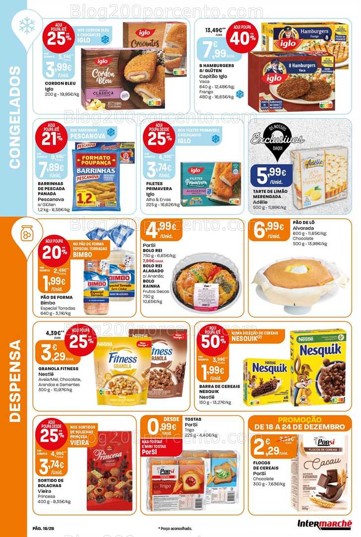 Antevisão Folheto INTERMARCHÉ Contact Promoções de 18 a 24 dezembro