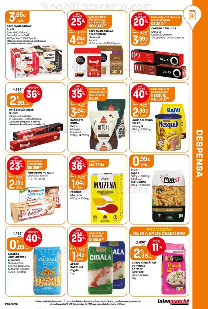Antevisão Folheto INTERMARCHÉ Contact Promoções de 18 a 24 dezembro