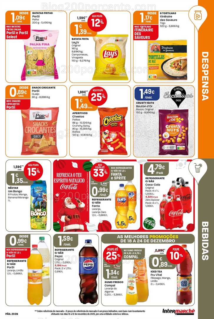 Antevisão Folheto INTERMARCHÉ Contact Promoções de 18 a 24 dezembro