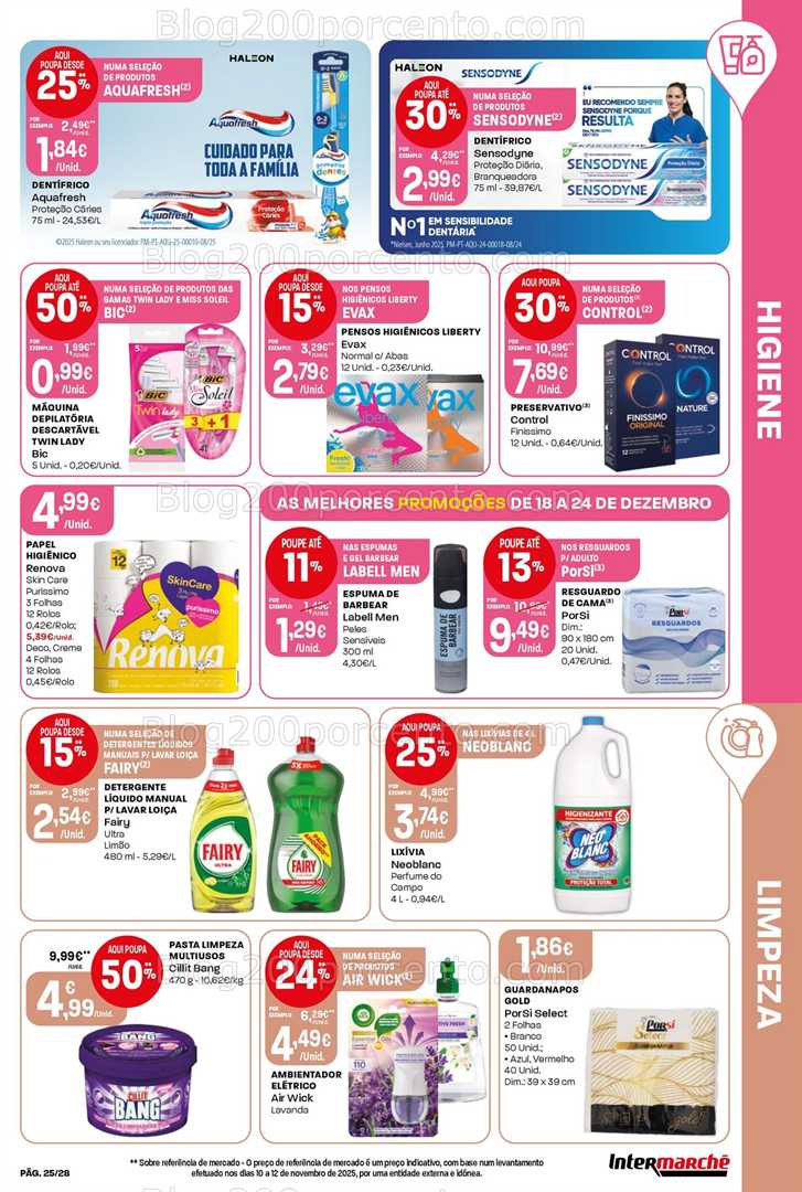 Antevisão Folheto INTERMARCHÉ Contact Promoções de 18 a 24 dezembro
