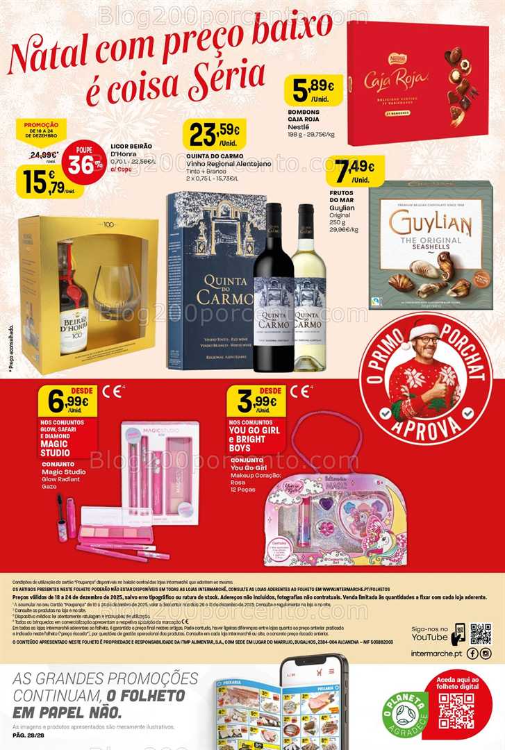 Antevisão Folheto INTERMARCHÉ Contact Promoções de 18 a 24 dezembro