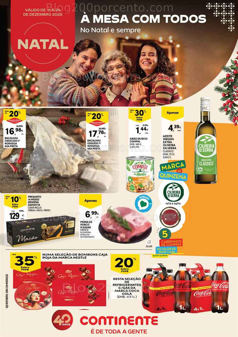 Antevisão Folheto CONTINENTE Açores Promoções de 11 a 24 dezembro