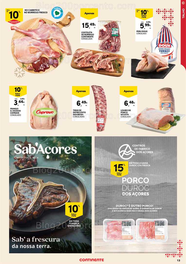 Antevisão Folheto CONTINENTE Açores Promoções de 11 a 24 dezembro