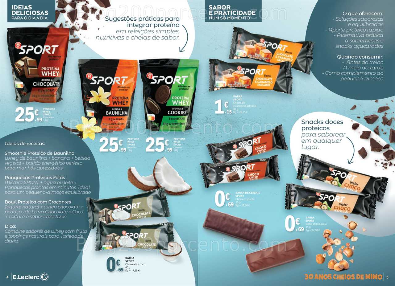 Antevisão Folheto E-LECLERC Especial Desporto Promoções de 2 a 31 janeiro
