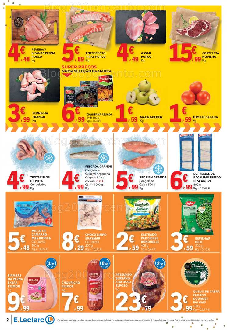 Antevisão Folheto E-LECLERC Promoções Fim de Semana - 19 a 21 dezembro