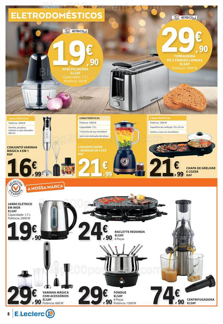 Antevisão Folheto E-LECLERC Bazar Promoções de 18 a 31 dezembro