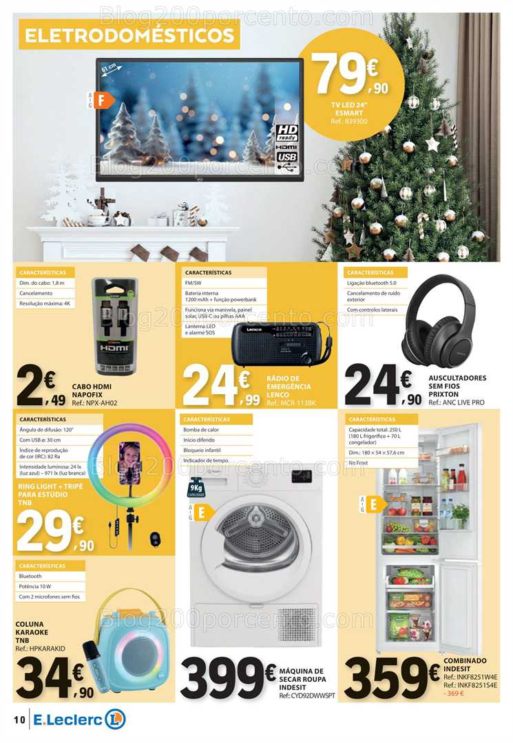 Antevisão Folheto E-LECLERC Bazar Promoções de 18 a 31 dezembro
