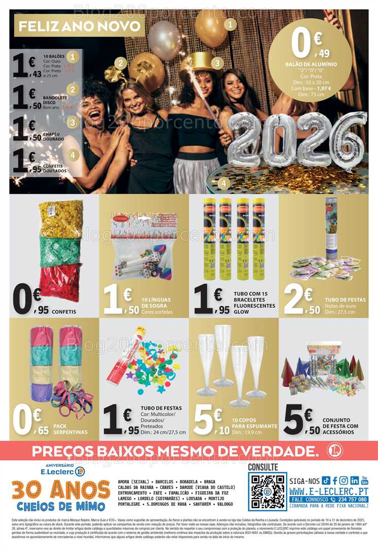 Antevisão Folheto E-LECLERC Bazar Promoções de 18 a 31 dezembro