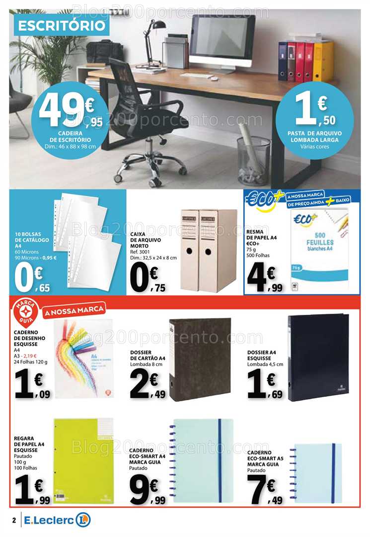 Antevisão Folheto E-LECLERC Bazar Promoções de 2 a 14 janeiro