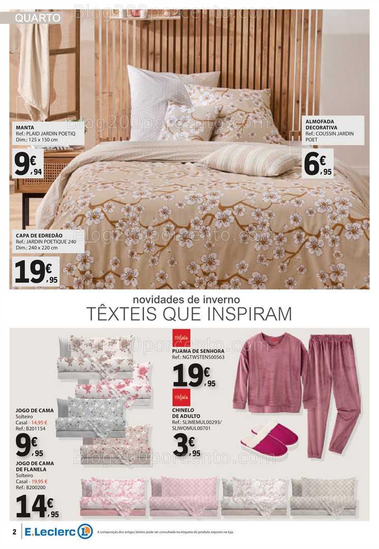 Antevisão Folheto E-LECLERC Bazar Lar Promoções de 30 dezembro a 11 janeiro