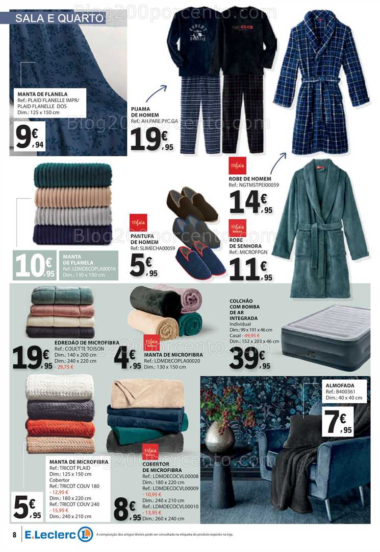 Antevisão Folheto E-LECLERC Bazar Lar Promoções de 30 dezembro a 11 janeiro
