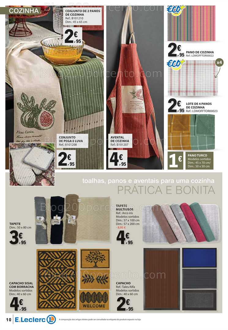 Antevisão Folheto E-LECLERC Bazar Lar Promoções de 30 dezembro a 11 janeiro