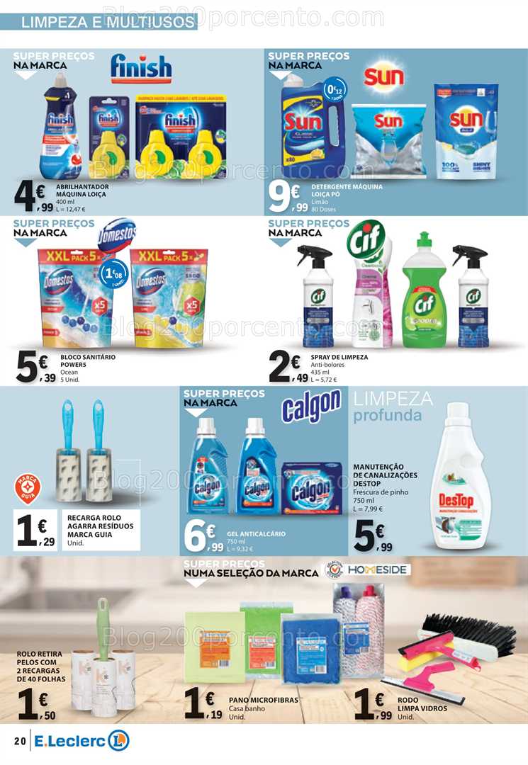 Antevisão Folheto E-LECLERC Bazar Lar Promoções de 30 dezembro a 11 janeiro